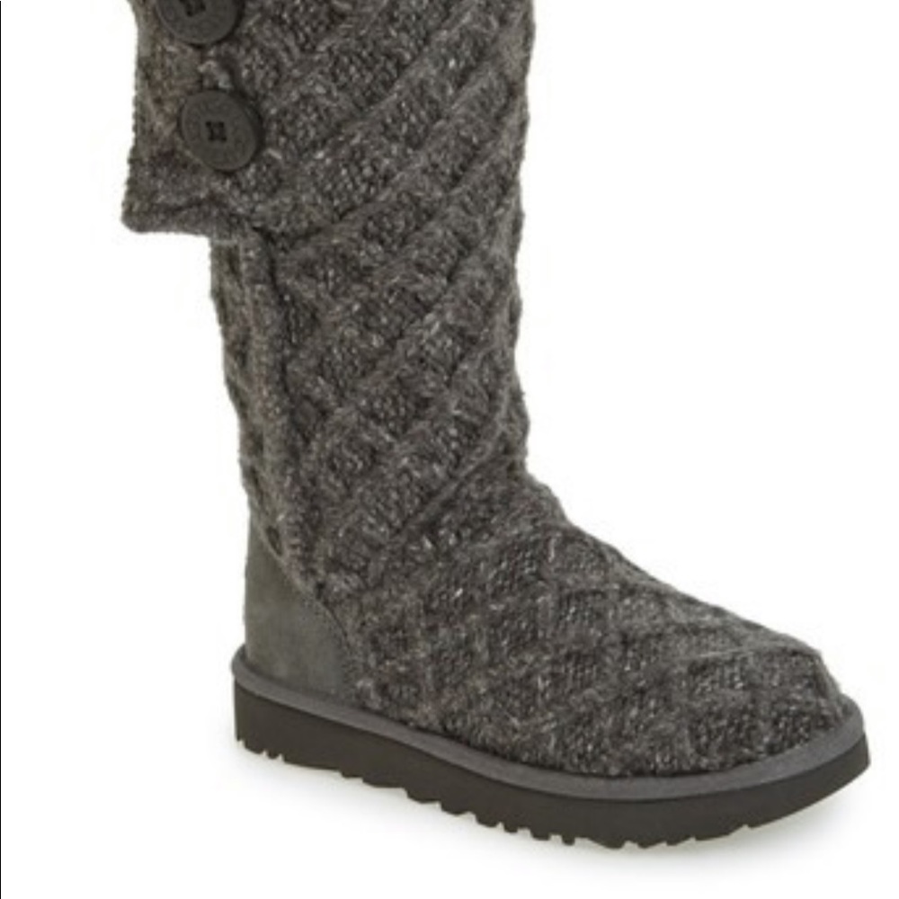 Knit buttoned UGGs